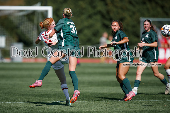 Wisconsin Badgers Women's Soccer vs Michigan State Spartans 9/28/25