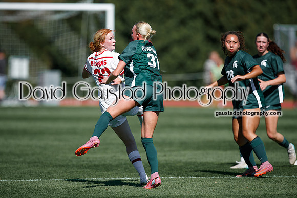 Wisconsin Badgers Women's Soccer vs Michigan State Spartans 9/28/25
