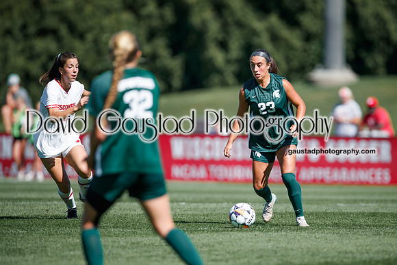 Wisconsin Badgers Women's Soccer vs Michigan State Spartans 9/28/25