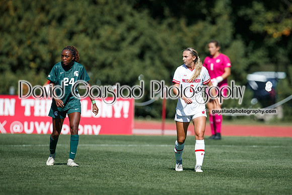 Wisconsin Badgers Women's Soccer vs Michigan State Spartans 9/28/25