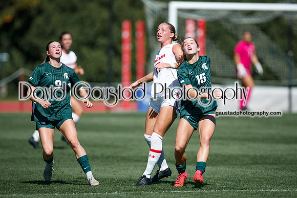 Wisconsin Badgers Women's Soccer vs Michigan State Spartans 9/28/25