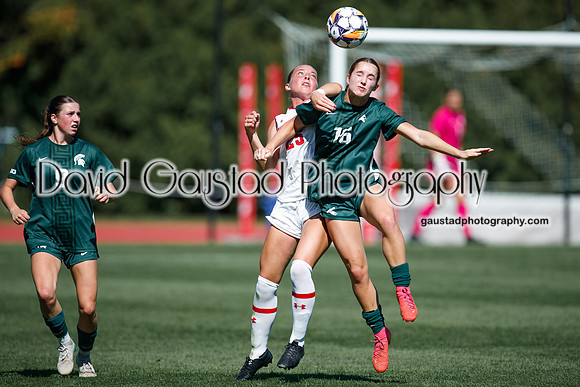 Wisconsin Badgers Women's Soccer vs Michigan State Spartans 9/28/25