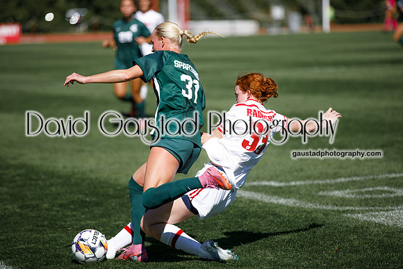 Wisconsin Badgers Women's Soccer vs Michigan State Spartans 9/28/25