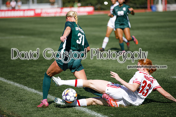 Wisconsin Badgers Women's Soccer vs Michigan State Spartans 9/28/25
