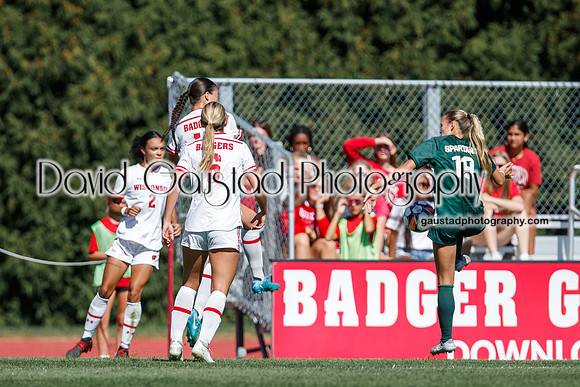 Wisconsin Badgers Women's Soccer vs Michigan State Spartans 9/28/25