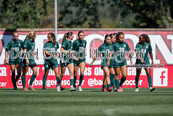 Wisconsin Badgers Women's Soccer vs Michigan State Spartans 9/28/25