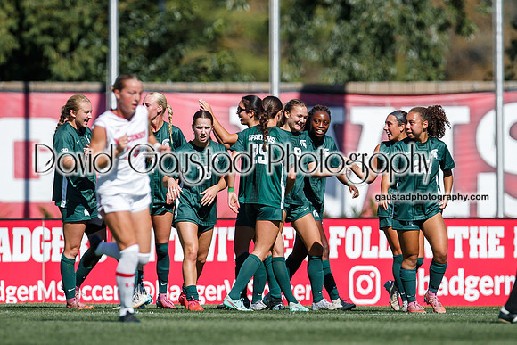 Wisconsin Badgers Women's Soccer vs Michigan State Spartans 9/28/25