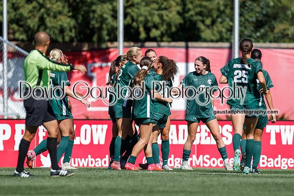 Wisconsin Badgers Women's Soccer vs Michigan State Spartans 9/28/25