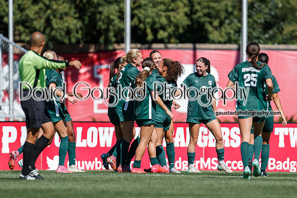 Wisconsin Badgers Women's Soccer vs Michigan State Spartans 9/28/25