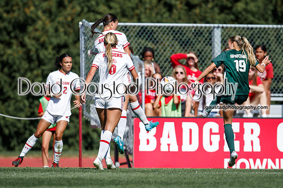 Wisconsin Badgers Women's Soccer vs Michigan State Spartans 9/28/25