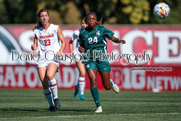 Wisconsin Badgers Women's Soccer vs Michigan State Spartans 9/28/25