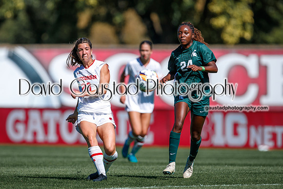 Wisconsin Badgers Women's Soccer vs Michigan State Spartans 9/28/25