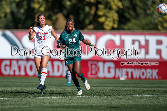 Wisconsin Badgers Women's Soccer vs Michigan State Spartans 9/28/25