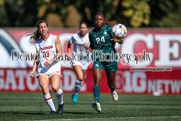 Wisconsin Badgers Women's Soccer vs Michigan State Spartans 9/28/25