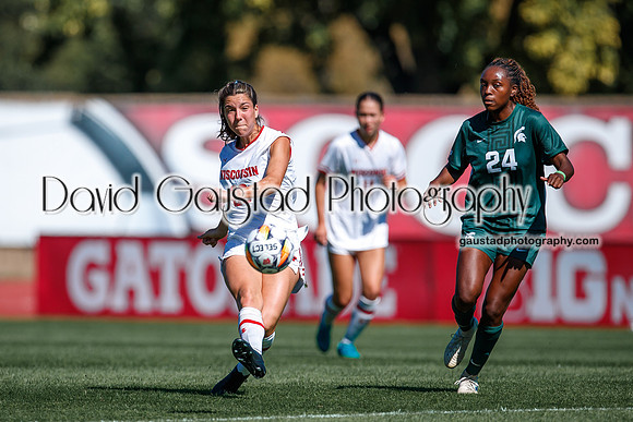 Wisconsin Badgers Women's Soccer vs Michigan State Spartans 9/28/25