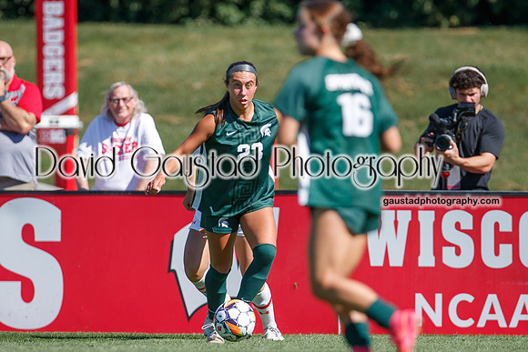Wisconsin Badgers Women's Soccer vs Michigan State Spartans 9/28/25