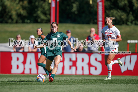 Wisconsin Badgers Women's Soccer vs Michigan State Spartans 9/28/25