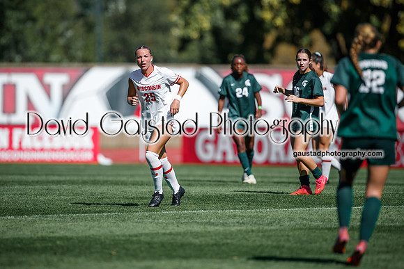 Wisconsin Badgers Women's Soccer vs Michigan State Spartans 9/28/25