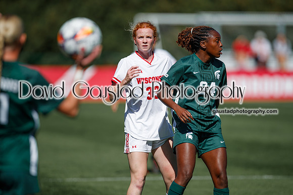 Wisconsin Badgers Women's Soccer vs Michigan State Spartans 9/28/25