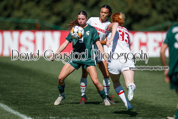 Wisconsin Badgers Women's Soccer vs Michigan State Spartans 9/28/25