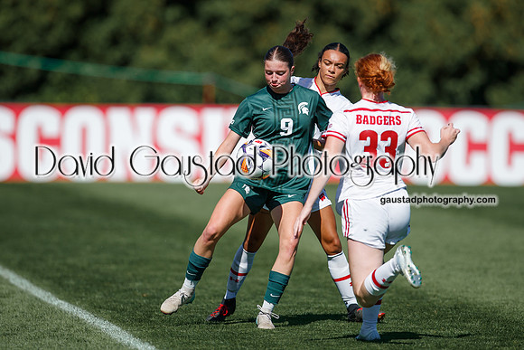 Wisconsin Badgers Women's Soccer vs Michigan State Spartans 9/28/25