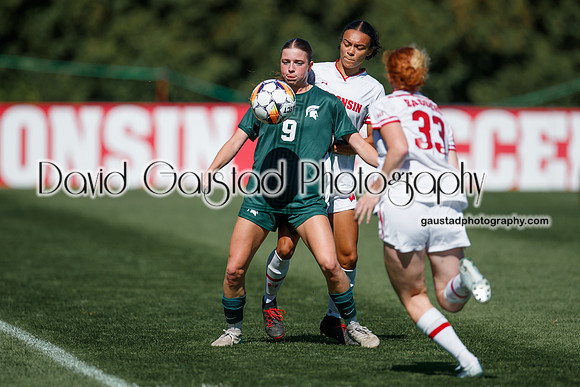 Wisconsin Badgers Women's Soccer vs Michigan State Spartans 9/28/25