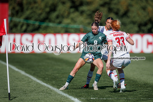 Wisconsin Badgers Women's Soccer vs Michigan State Spartans 9/28/25