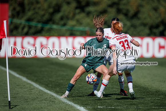 Wisconsin Badgers Women's Soccer vs Michigan State Spartans 9/28/25