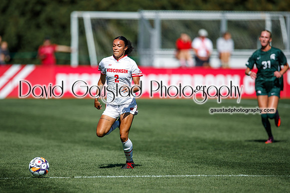 Wisconsin Badgers Women's Soccer vs Michigan State Spartans 9/28/25