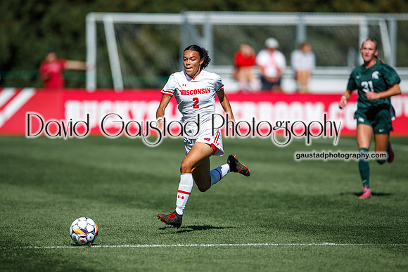 Wisconsin Badgers Women's Soccer vs Michigan State Spartans 9/28/25