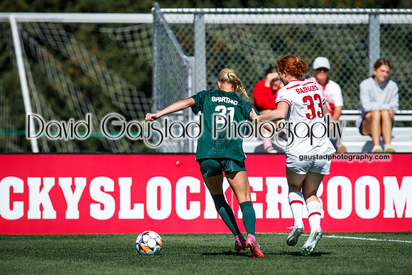 Wisconsin Badgers Women's Soccer vs Michigan State Spartans 9/28/25