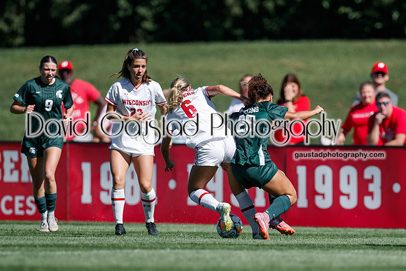 Wisconsin Badgers Women's Soccer vs Michigan State Spartans 9/28/25