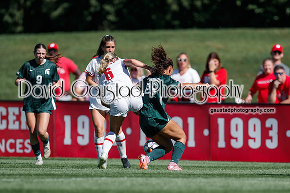 Wisconsin Badgers Women's Soccer vs Michigan State Spartans 9/28/25