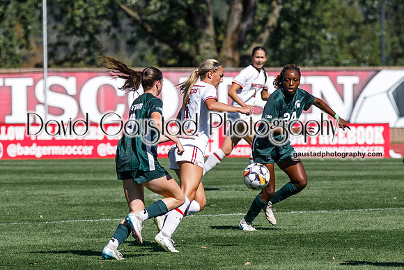 Wisconsin Badgers Women's Soccer vs Michigan State Spartans 9/28/25