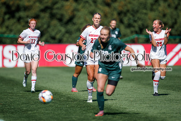Wisconsin Badgers Women's Soccer vs Michigan State Spartans 9/28/25