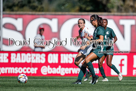 Wisconsin Badgers Women's Soccer vs Michigan State Spartans 9/28/25
