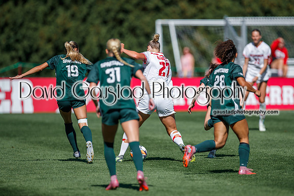 Wisconsin Badgers Women's Soccer vs Michigan State Spartans 9/28/25
