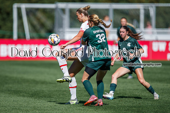 Wisconsin Badgers Women's Soccer vs Michigan State Spartans 9/28/25