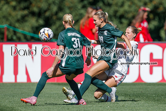 Wisconsin Badgers Women's Soccer vs Michigan State Spartans 9/28/25