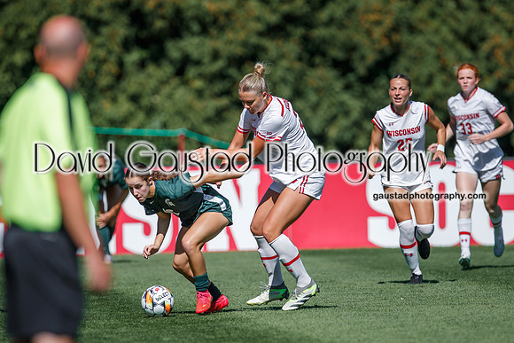 Wisconsin Badgers Women's Soccer vs Michigan State Spartans 9/28/25