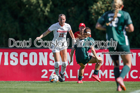 Wisconsin Badgers Women's Soccer vs Michigan State Spartans 9/28/25