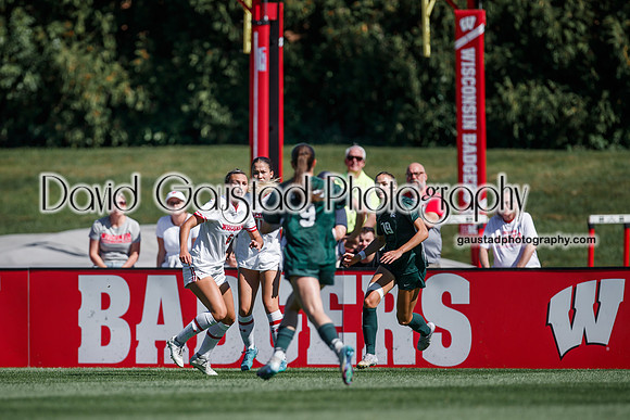Wisconsin Badgers Women's Soccer vs Michigan State Spartans 9/28/25