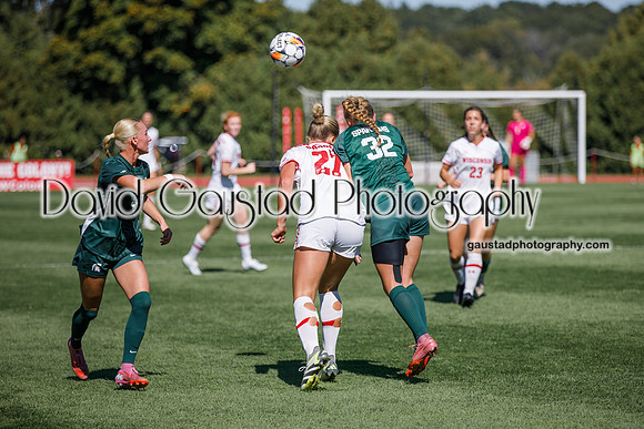 Wisconsin Badgers Women's Soccer vs Michigan State Spartans 9/28/25