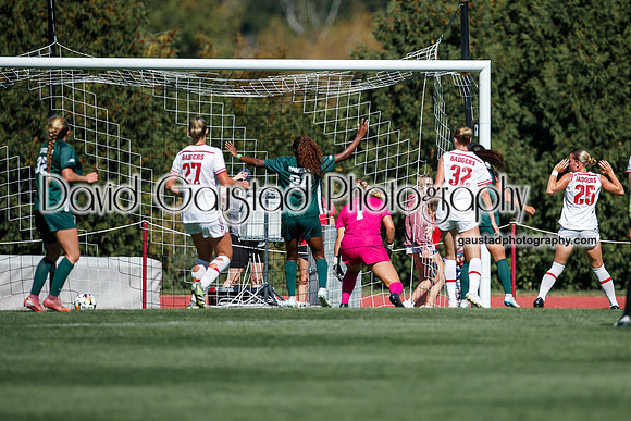 Wisconsin Badgers Women's Soccer vs Michigan State Spartans 9/28/25