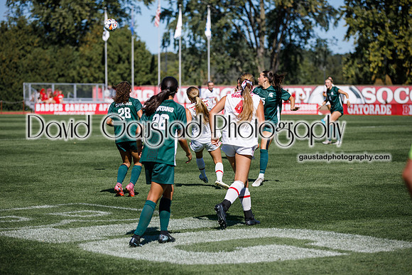 Wisconsin Badgers Women's Soccer vs Michigan State Spartans 9/28/25