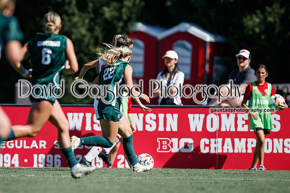 Wisconsin Badgers Women's Soccer vs Michigan State Spartans 9/28/25