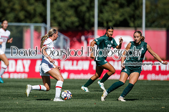 Wisconsin Badgers Women's Soccer vs Michigan State Spartans 9/28/25