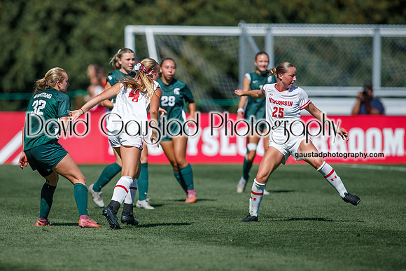 Wisconsin Badgers Women's Soccer vs Michigan State Spartans 9/28/25