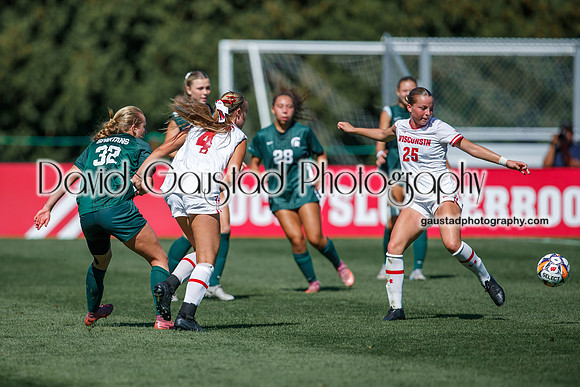 Wisconsin Badgers Women's Soccer vs Michigan State Spartans 9/28/25