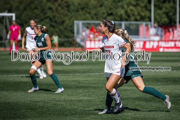 Wisconsin Badgers Women's Soccer vs Michigan State Spartans 9/28/25